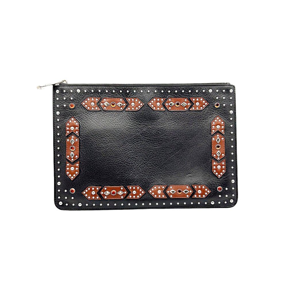 Givenchy Studded Leather Clutch Was $955 Now $399